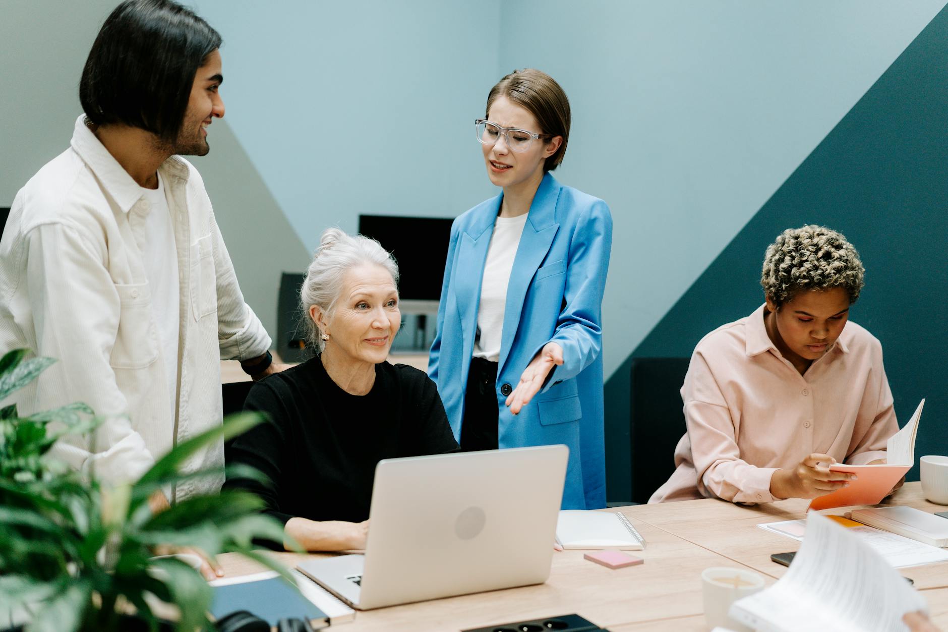 HR team collaboration in modern workspace