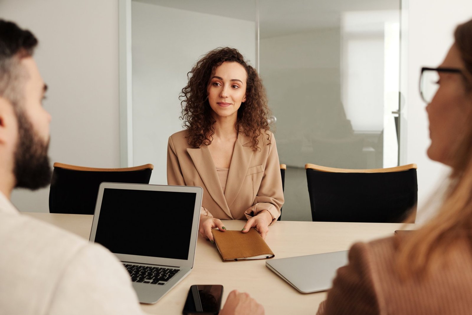 HR team conducting internal hiring and recruitment process